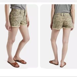 Current Elliott The Boyfriend Camo Shorts
